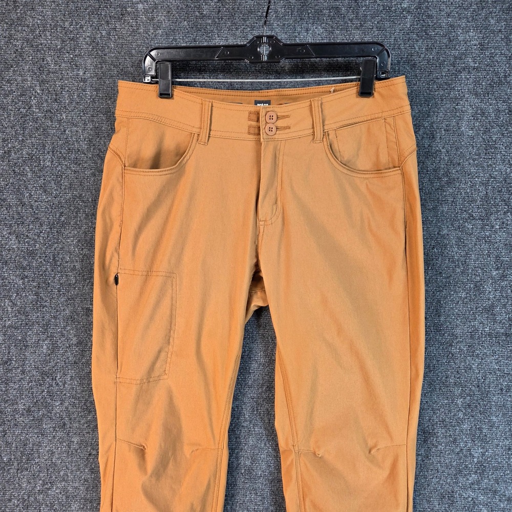 Prana Halle II Hiking Pants Womens 10 Tan Straight Fit Outdoor Trail Utility - Picture 4 of 16